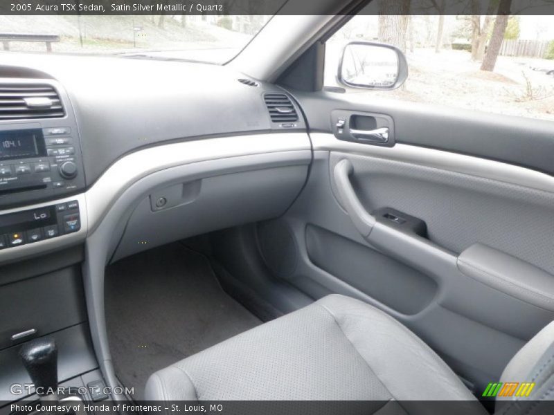 Satin Silver Metallic / Quartz 2005 Acura TSX Sedan