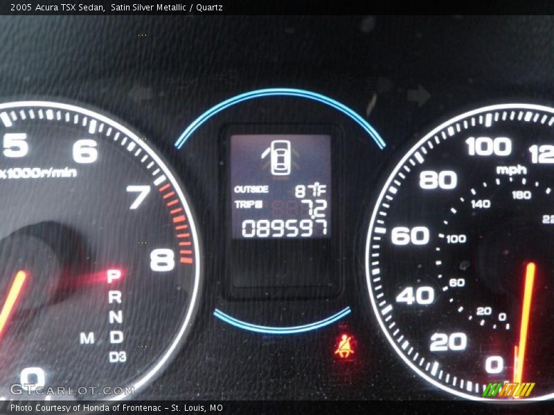 Satin Silver Metallic / Quartz 2005 Acura TSX Sedan