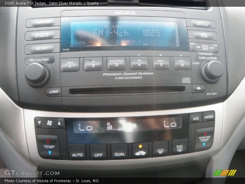 Satin Silver Metallic / Quartz 2005 Acura TSX Sedan