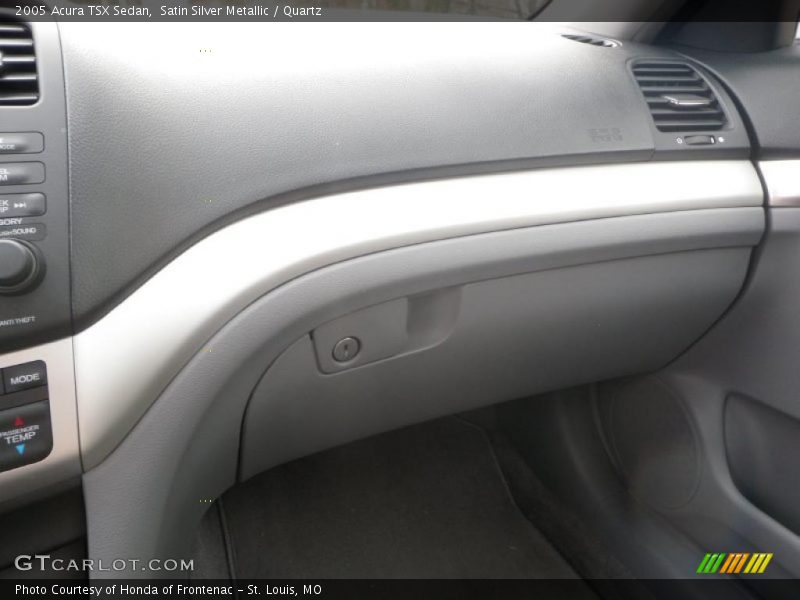 Satin Silver Metallic / Quartz 2005 Acura TSX Sedan