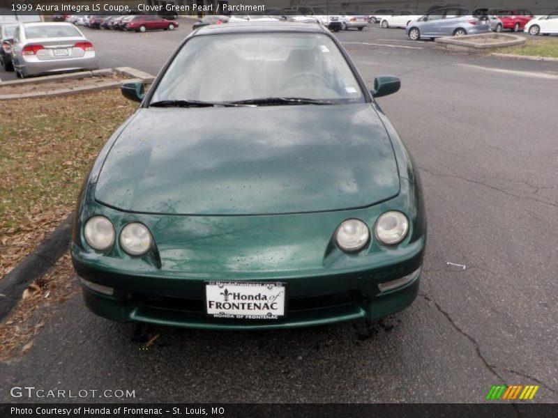 Clover Green Pearl / Parchment 1999 Acura Integra LS Coupe