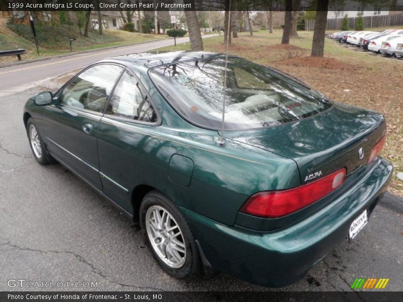 Clover Green Pearl / Parchment 1999 Acura Integra LS Coupe