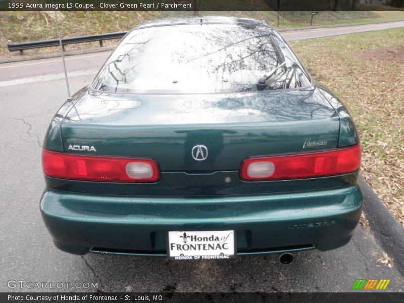 Clover Green Pearl / Parchment 1999 Acura Integra LS Coupe