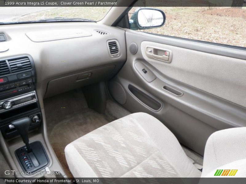 Clover Green Pearl / Parchment 1999 Acura Integra LS Coupe