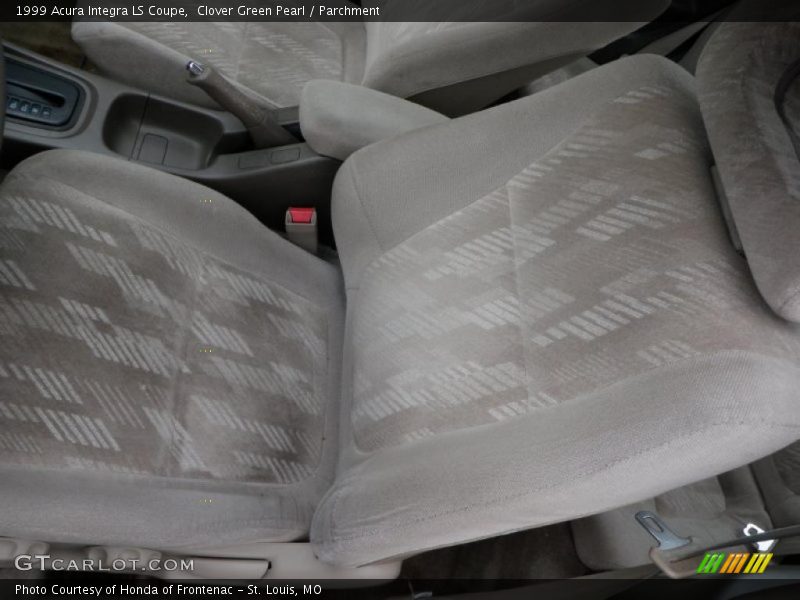 Clover Green Pearl / Parchment 1999 Acura Integra LS Coupe