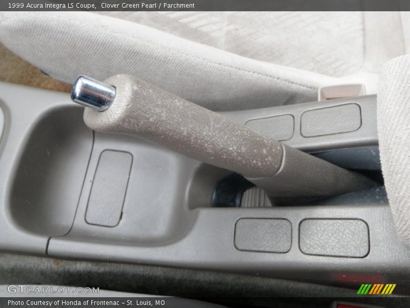 Clover Green Pearl / Parchment 1999 Acura Integra LS Coupe