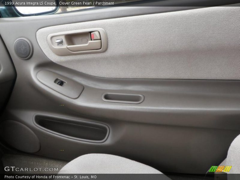 Clover Green Pearl / Parchment 1999 Acura Integra LS Coupe