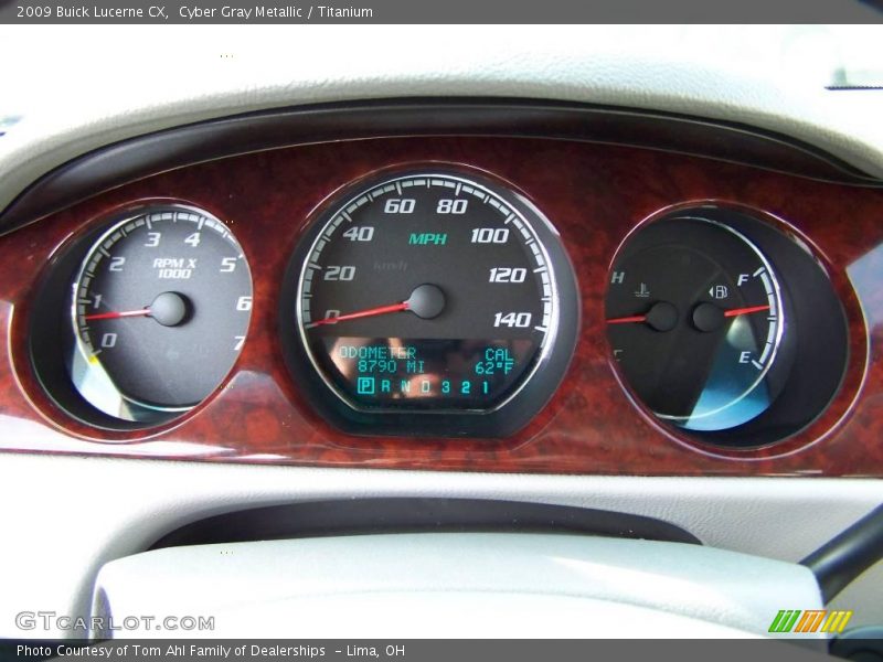 Cyber Gray Metallic / Titanium 2009 Buick Lucerne CX