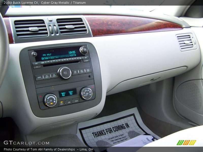 Cyber Gray Metallic / Titanium 2009 Buick Lucerne CX