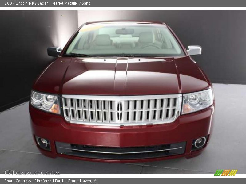 Merlot Metallic / Sand 2007 Lincoln MKZ Sedan