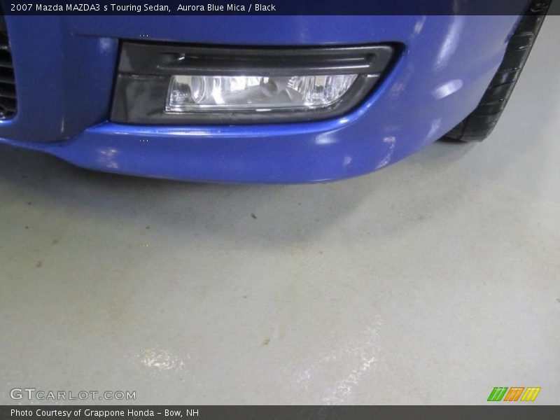 Aurora Blue Mica / Black 2007 Mazda MAZDA3 s Touring Sedan