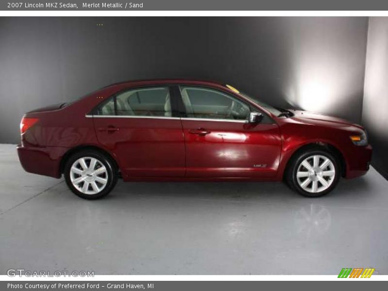 Merlot Metallic / Sand 2007 Lincoln MKZ Sedan
