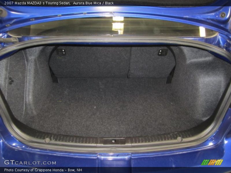 Aurora Blue Mica / Black 2007 Mazda MAZDA3 s Touring Sedan