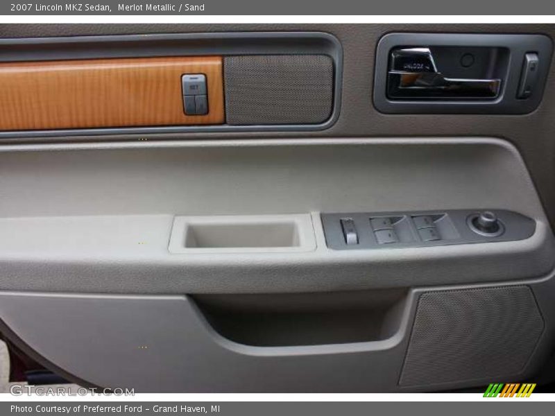 Merlot Metallic / Sand 2007 Lincoln MKZ Sedan
