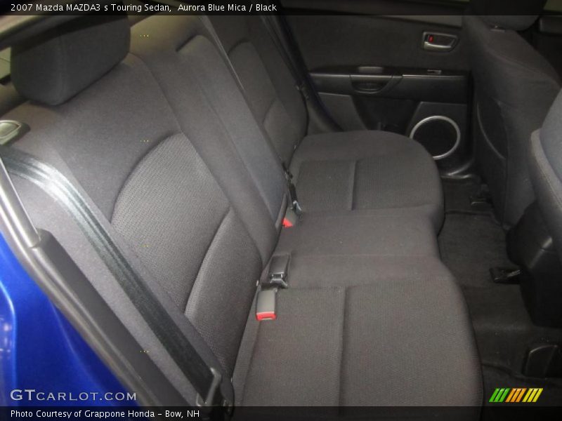 Aurora Blue Mica / Black 2007 Mazda MAZDA3 s Touring Sedan