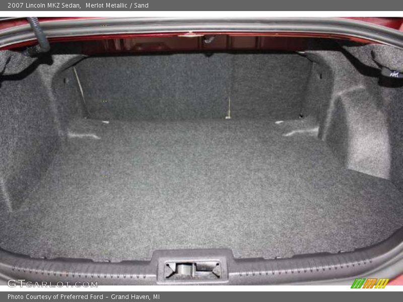 Merlot Metallic / Sand 2007 Lincoln MKZ Sedan