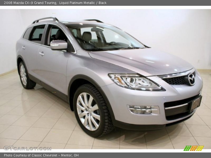Liquid Platinum Metallic / Black 2008 Mazda CX-9 Grand Touring