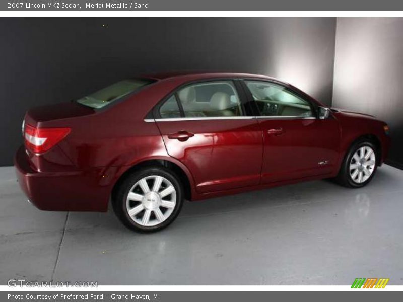 Merlot Metallic / Sand 2007 Lincoln MKZ Sedan