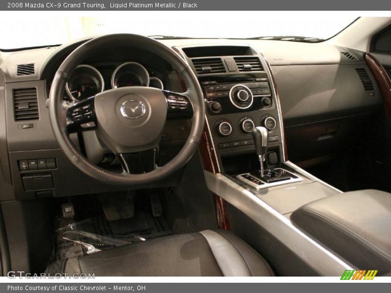 Liquid Platinum Metallic / Black 2008 Mazda CX-9 Grand Touring