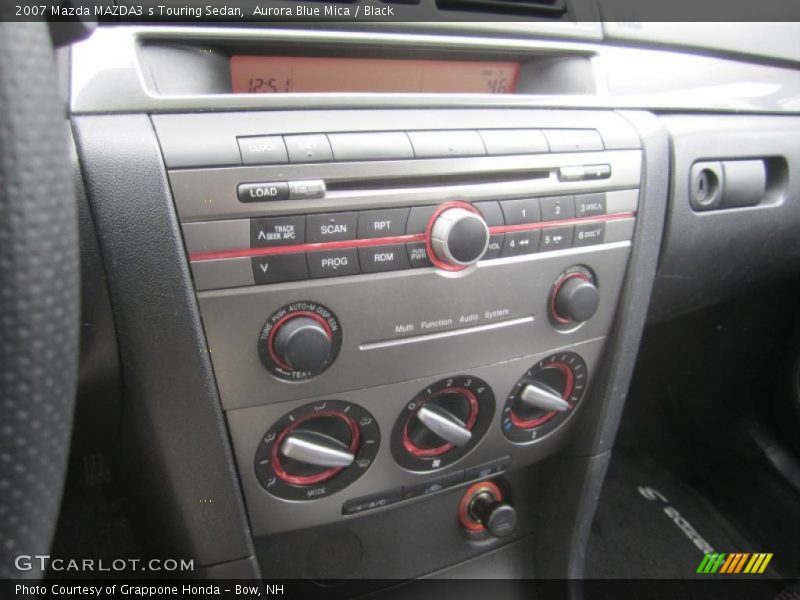 Aurora Blue Mica / Black 2007 Mazda MAZDA3 s Touring Sedan
