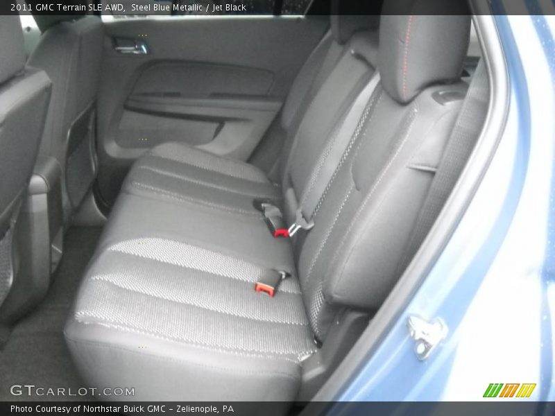 Steel Blue Metallic / Jet Black 2011 GMC Terrain SLE AWD