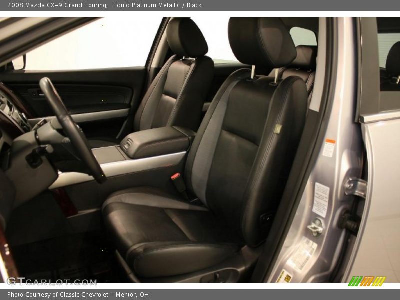 Liquid Platinum Metallic / Black 2008 Mazda CX-9 Grand Touring