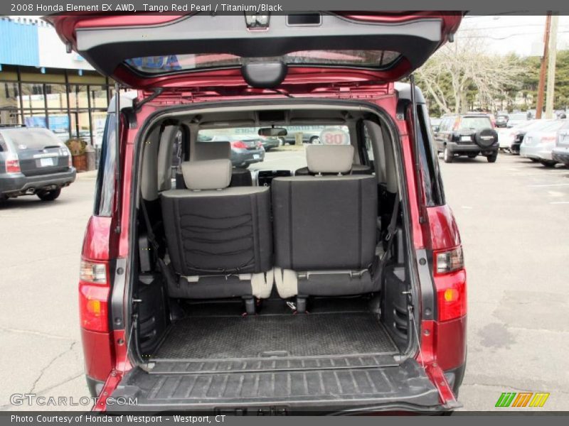 Tango Red Pearl / Titanium/Black 2008 Honda Element EX AWD
