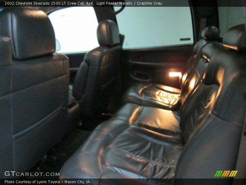 Light Pewter Metallic / Graphite Gray 2002 Chevrolet Silverado 1500 LT Crew Cab 4x4