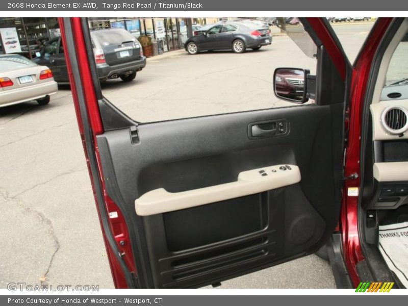 Tango Red Pearl / Titanium/Black 2008 Honda Element EX AWD