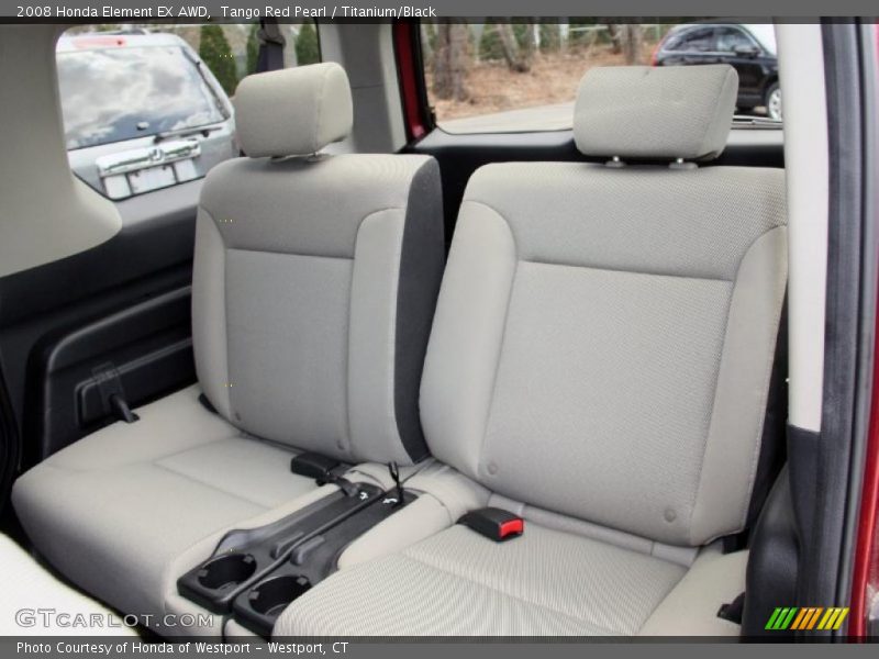 Tango Red Pearl / Titanium/Black 2008 Honda Element EX AWD