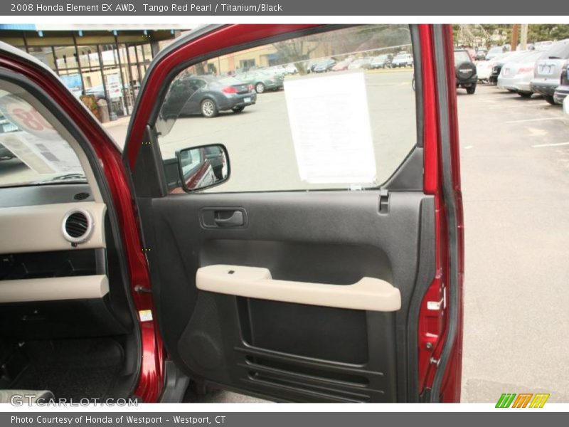 Tango Red Pearl / Titanium/Black 2008 Honda Element EX AWD