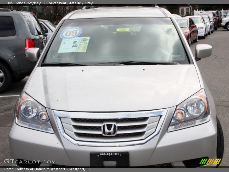 Silver Pearl Metallic / Gray 2009 Honda Odyssey EX