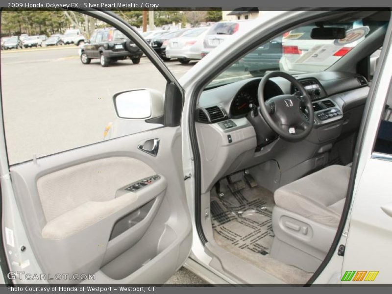 Silver Pearl Metallic / Gray 2009 Honda Odyssey EX