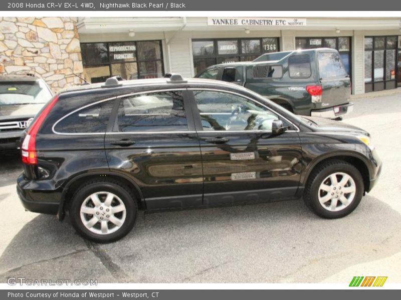 Nighthawk Black Pearl / Black 2008 Honda CR-V EX-L 4WD