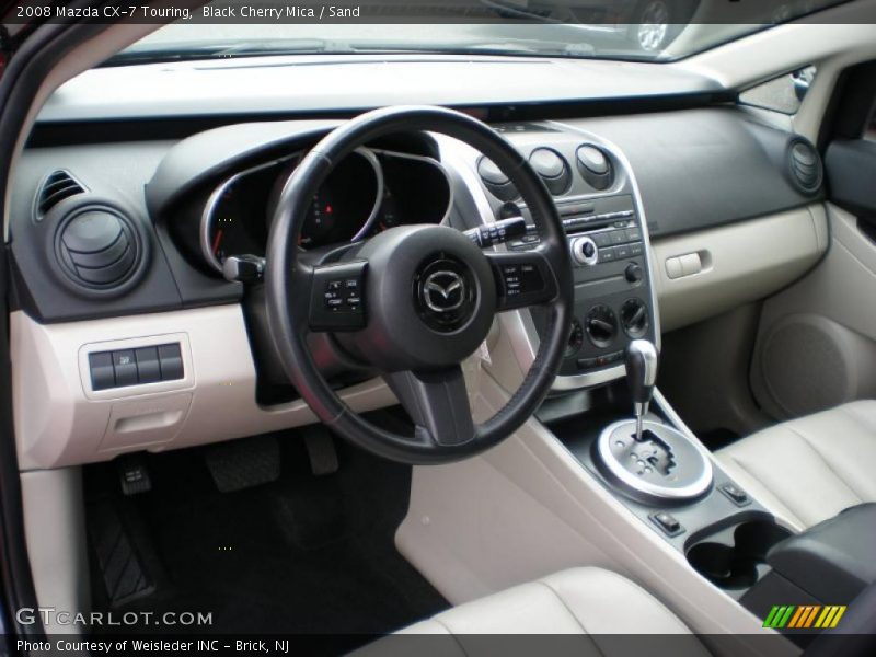 Black Cherry Mica / Sand 2008 Mazda CX-7 Touring
