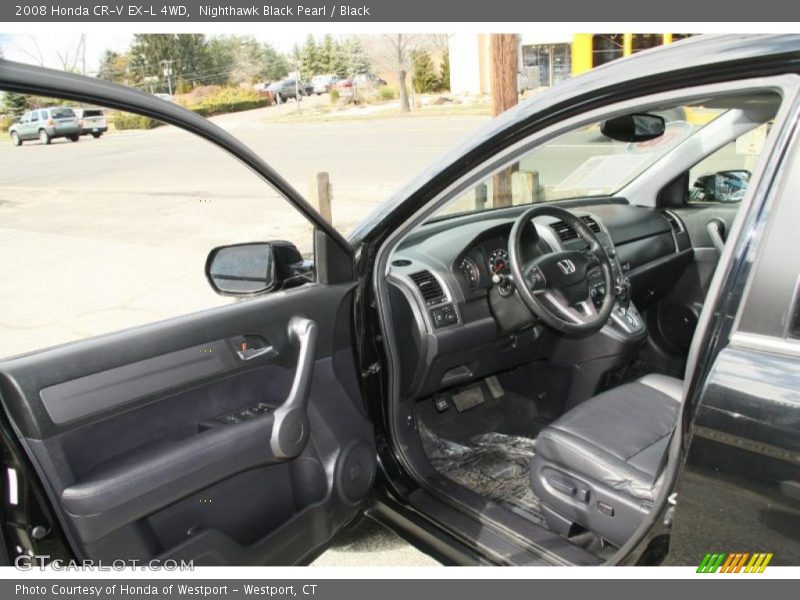 Nighthawk Black Pearl / Black 2008 Honda CR-V EX-L 4WD