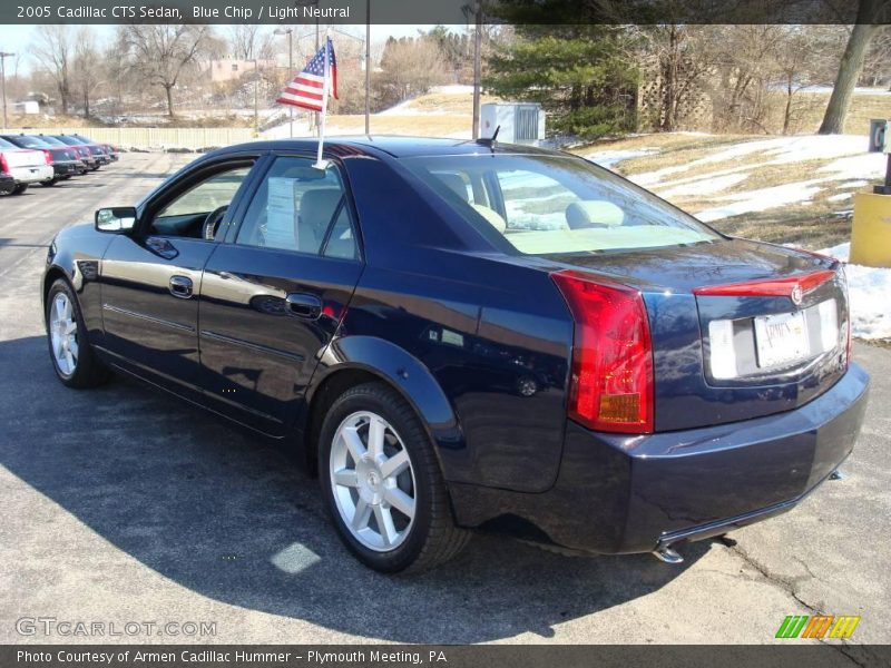 Blue Chip / Light Neutral 2005 Cadillac CTS Sedan