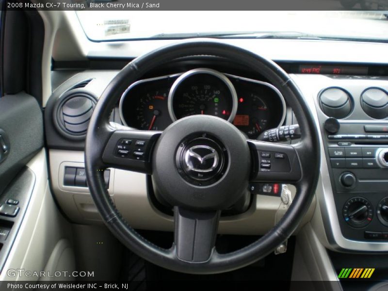 Black Cherry Mica / Sand 2008 Mazda CX-7 Touring