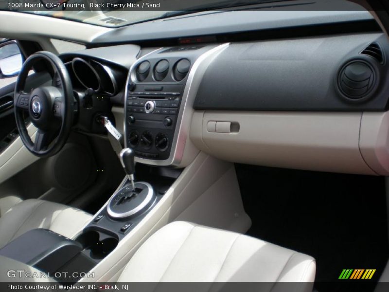 Black Cherry Mica / Sand 2008 Mazda CX-7 Touring