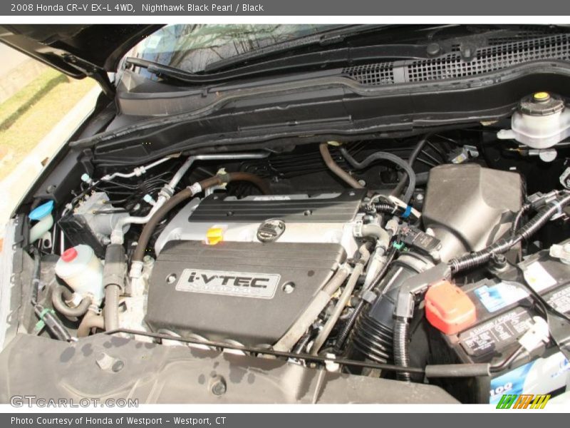 Nighthawk Black Pearl / Black 2008 Honda CR-V EX-L 4WD