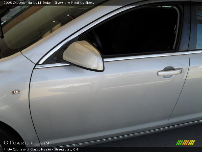 Silverstone Metallic / Ebony 2008 Chevrolet Malibu LT Sedan