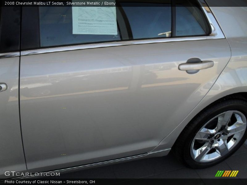 Silverstone Metallic / Ebony 2008 Chevrolet Malibu LT Sedan