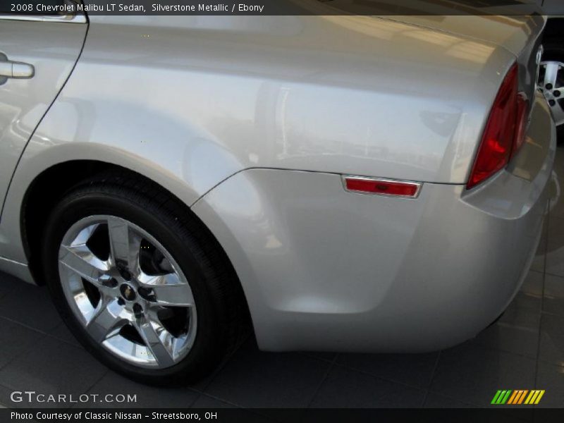 Silverstone Metallic / Ebony 2008 Chevrolet Malibu LT Sedan