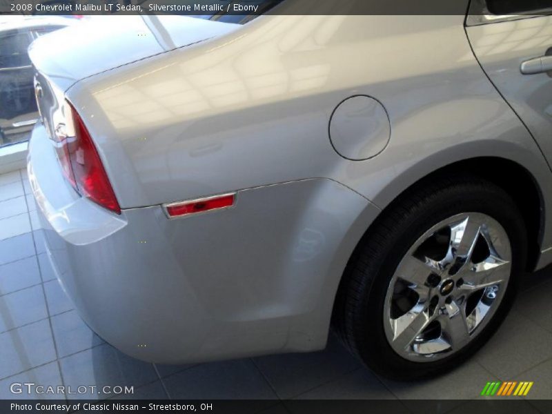 Silverstone Metallic / Ebony 2008 Chevrolet Malibu LT Sedan