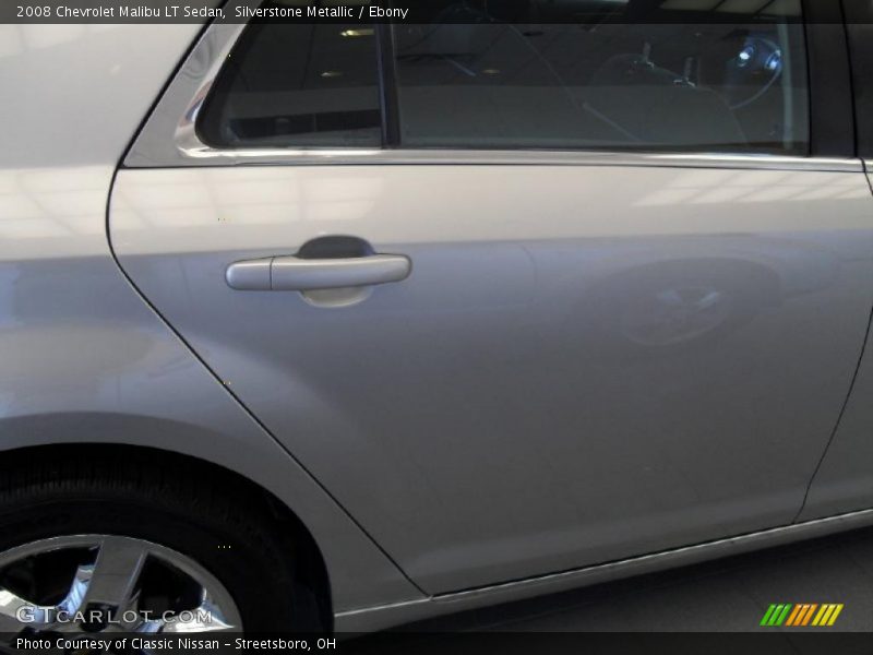 Silverstone Metallic / Ebony 2008 Chevrolet Malibu LT Sedan