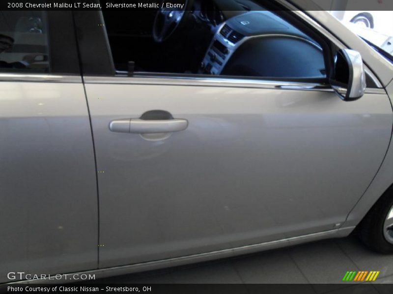 Silverstone Metallic / Ebony 2008 Chevrolet Malibu LT Sedan