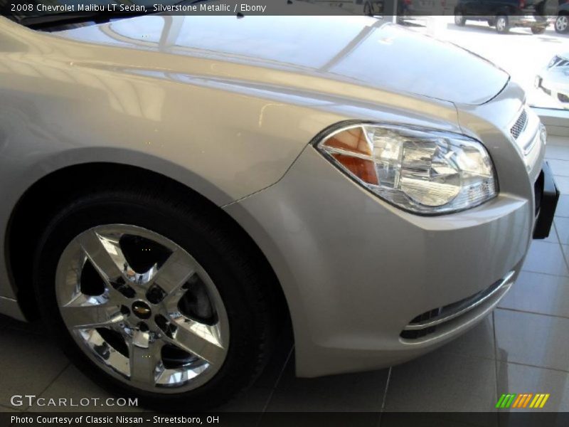 Silverstone Metallic / Ebony 2008 Chevrolet Malibu LT Sedan