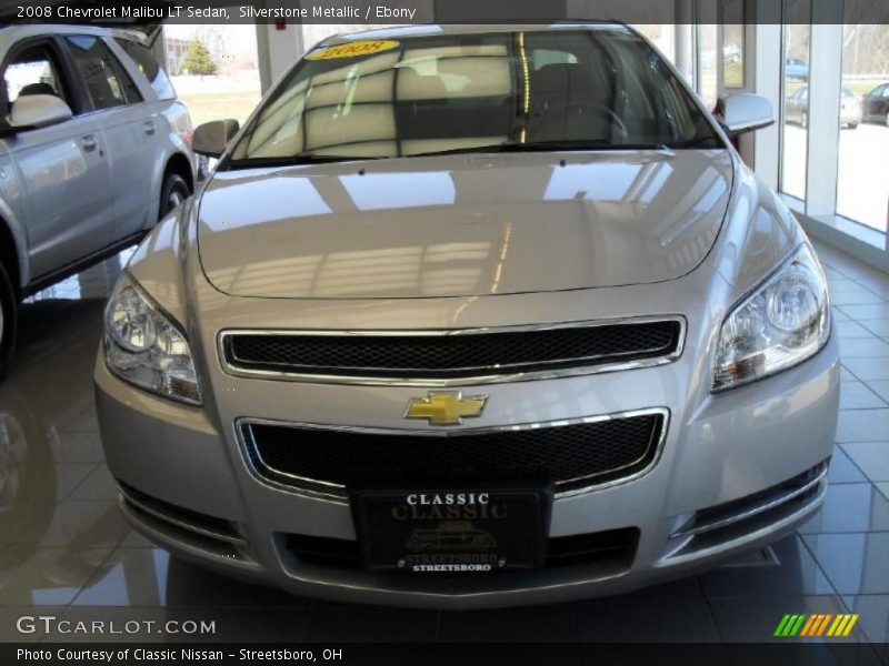 Silverstone Metallic / Ebony 2008 Chevrolet Malibu LT Sedan