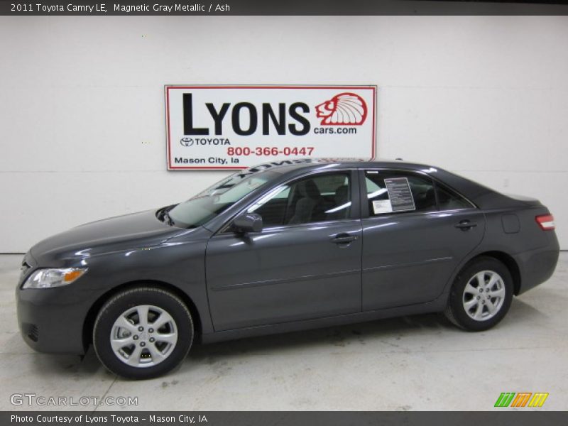 Magnetic Gray Metallic / Ash 2011 Toyota Camry LE