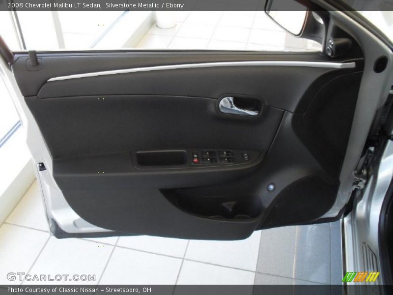 Silverstone Metallic / Ebony 2008 Chevrolet Malibu LT Sedan